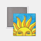 Summer Sun Magnet (Voorkant / Achterkant)