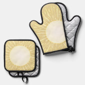 Summer Sun Ovenwant & Pannenlap Set (Voorkant / Achterkant)