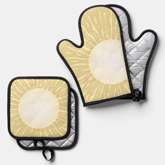 Summer Sun Ovenwant & Pannenlap Set (Voorkant / Achterkant)