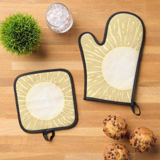 Summer Sun Ovenwant & Pannenlap Set (Top down)