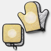 Summer Sun Ovenwant & Pannenlap Set (Voorkant / Achterkant)