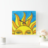 Summer Sun Wall klok (Huis)