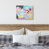 Summer Sunflower 10” x 8” Canvas Afdruk (Insitu (Slaapkamer))