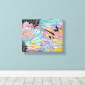 Summer Sunflower 10” x 8” Canvas Afdruk (Insitu (Houten vloer))