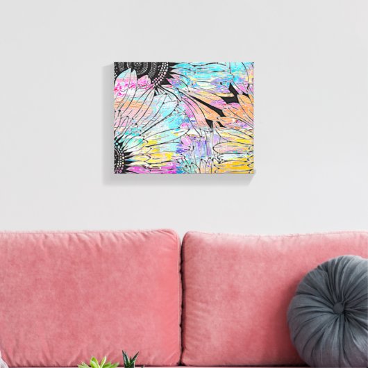 Summer Sunflower 10” x 8” Canvas Afdruk (Insitu (Woonkamer))