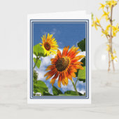 Summer Sunflower Garden Kaart (Gele Bloem)