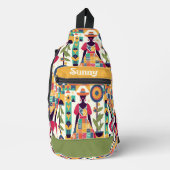 Summer Sunflower Garden Sling Bag (Voorkant)