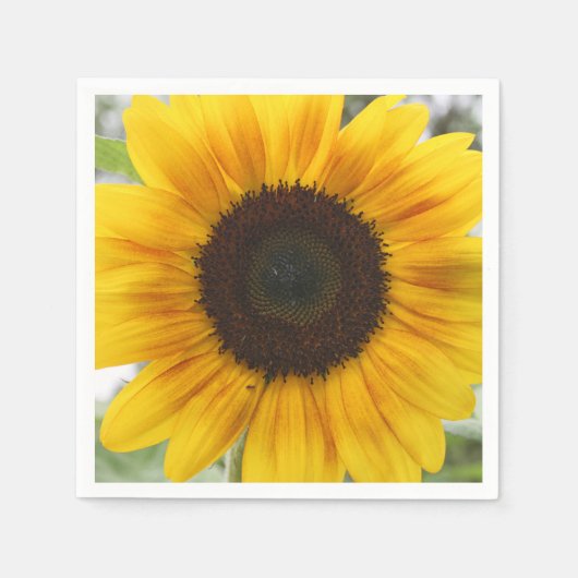 Summer Sunflower Paper Napkin Servet (Voorkant)