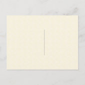 Summer Sunflower Vineyard Wedding RSVP Uitnodiging Briefkaart (Achterkant)