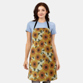 Summer Sunflowers Schort (Gedragen)