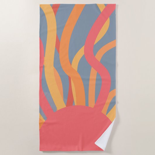 Summer Sunrise Strandlaken (Voorkant)