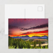 Summer Sunset at Snake River Overlook Briefkaart (Voorkant / Achterkant)