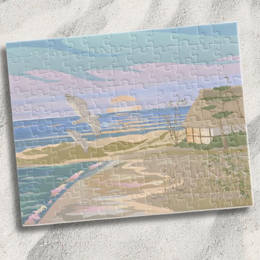 Summer Sunset Beach Legpuzzel