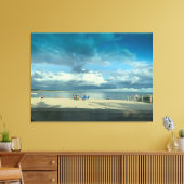 Summer Sunset, Cape Cod Beach Canvas afdrukken (Insitu (Woonkamer))