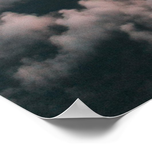 Summer Sunset Clouds Sky Landschap Poster (Hoek)