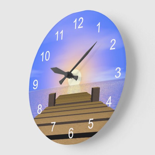 Summer Sunset Dock Grote Klok (Hoek)