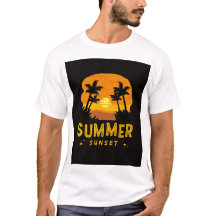 Summer Sunset esthetisch | Levendig tropisch stran