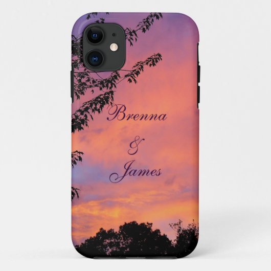 Summer Sunset Romantic iPhone 5 Hoesje *personaliz (Achterkant)