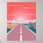 Summer Sunset Sky, Road Trip to Rocky Mountain Poster (Voorkant)