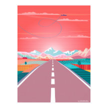 Summer Sunset Sky, Road Trip to Rocky Mountain