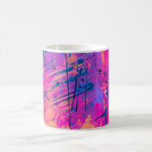 Summer Sunset Splatter Paint Abstract Koffiemok (Center)