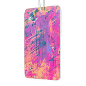 Summer Sunset Splatter Paint Abstract Luchtverfrisser (Links)