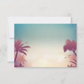 Summer Sunset String Lights Palm Tree RSVP (Achterkant)
