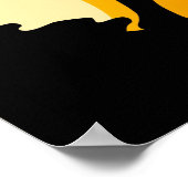 Summer Sunset Surfer Girl Single Fin Soul Poster (Hoek)