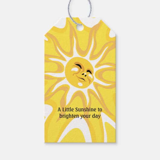 Summer Sunshine Apprecie Dank je cadeau Label Cadeaulabel (Voorkant)