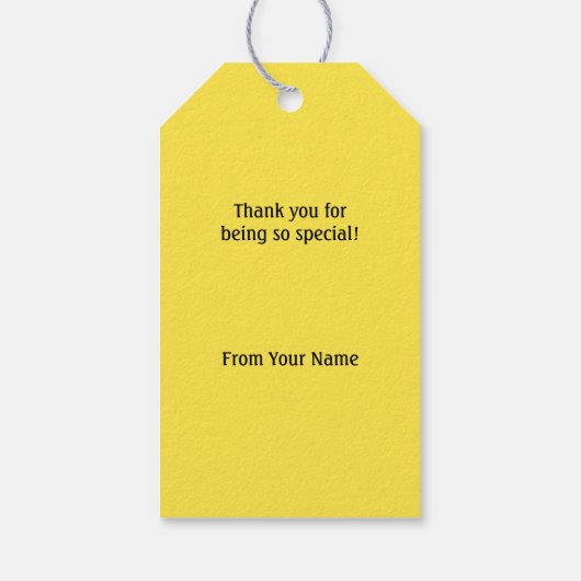 Summer Sunshine Apprecie Dank je cadeau Label Cadeaulabel (Achterkant)