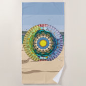 Summer Sunshine Beach Strandlaken (Voorkant)