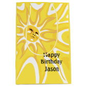 Summer Sunshine Birthday Med Sun Gift Bag Medium Cadeauzakje (Voorkant)