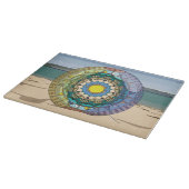 Summer Sunshine Glass Cutting Board Snijplank (Hoek)