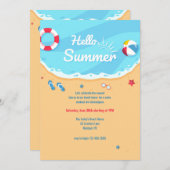 Summer Sunshine Kaart (Voorkant / Achterkant)