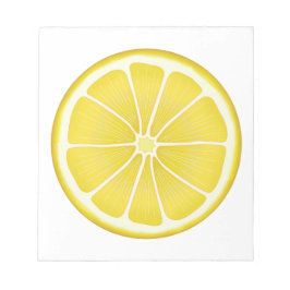 Summer Sunshine Lemon Notitieblok
