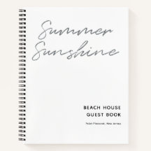 Summer Sunshine Minimalist Beach House Gastenboek