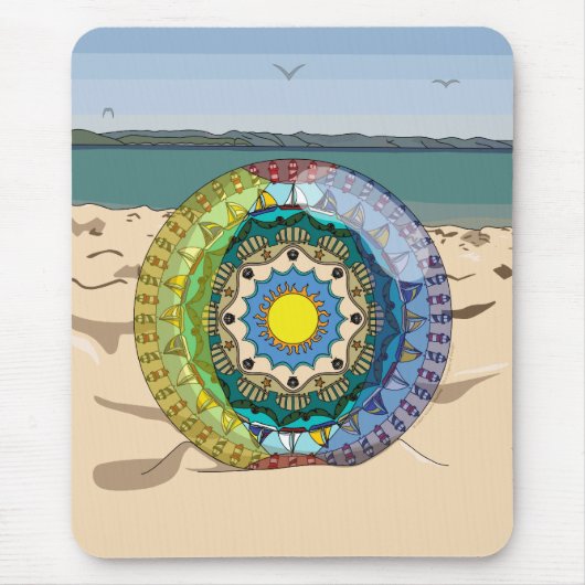 Summer Sunshine Mousepad Muismat (Voorkant)