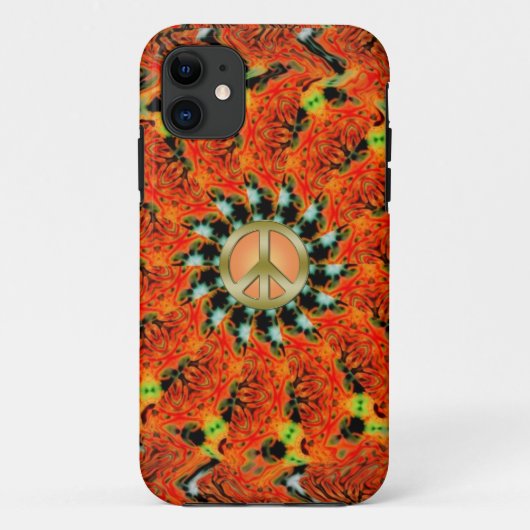Summer Sunshine Peace Sign Case-Mate iPhone Case (Achterkant)