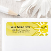 Summer Sunshine Return Address Label (Insitu)