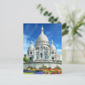 Summer Sunshine Sacre-Coeur Basilica Frankrijk Briefkaart (Staand voorkant)