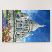 Summer Sunshine Sacre-Coeur Basilica Frankrijk Legpuzzel (Horizontaal)