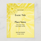 Summer Sunshine Small Event Flyer (Voorkant)