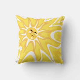 Summer Sunshine Sun Pillow Kussen