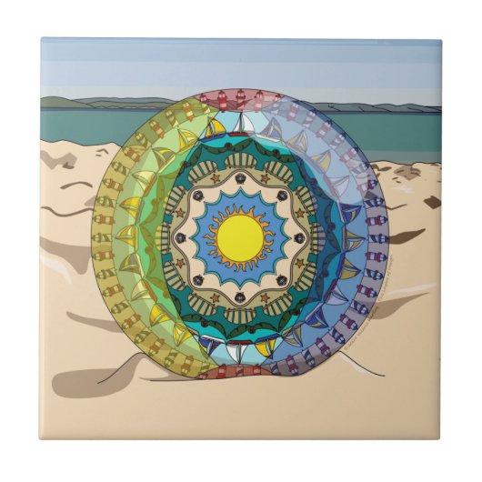 Summer Sunshine Tegel Tegeltje (Voorkant)