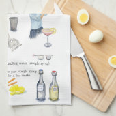 Summer Sunshine Theedoek (Quarter Fold)