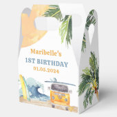 Summer Surf Birthday Party Bedankdoosjes (Geopend)