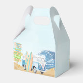 Summer Surf Birthday Party Bedankdoosjes (Achterkant)