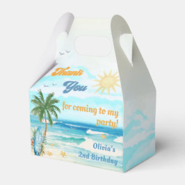 Summer Surf Birthday Party Bedankdoosjes