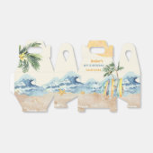 Summer Surf Birthday Party Bedankdoosjes (Uitgevouwen)