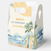 Summer Surf Birthday Party Bedankdoosjes (Geopend)